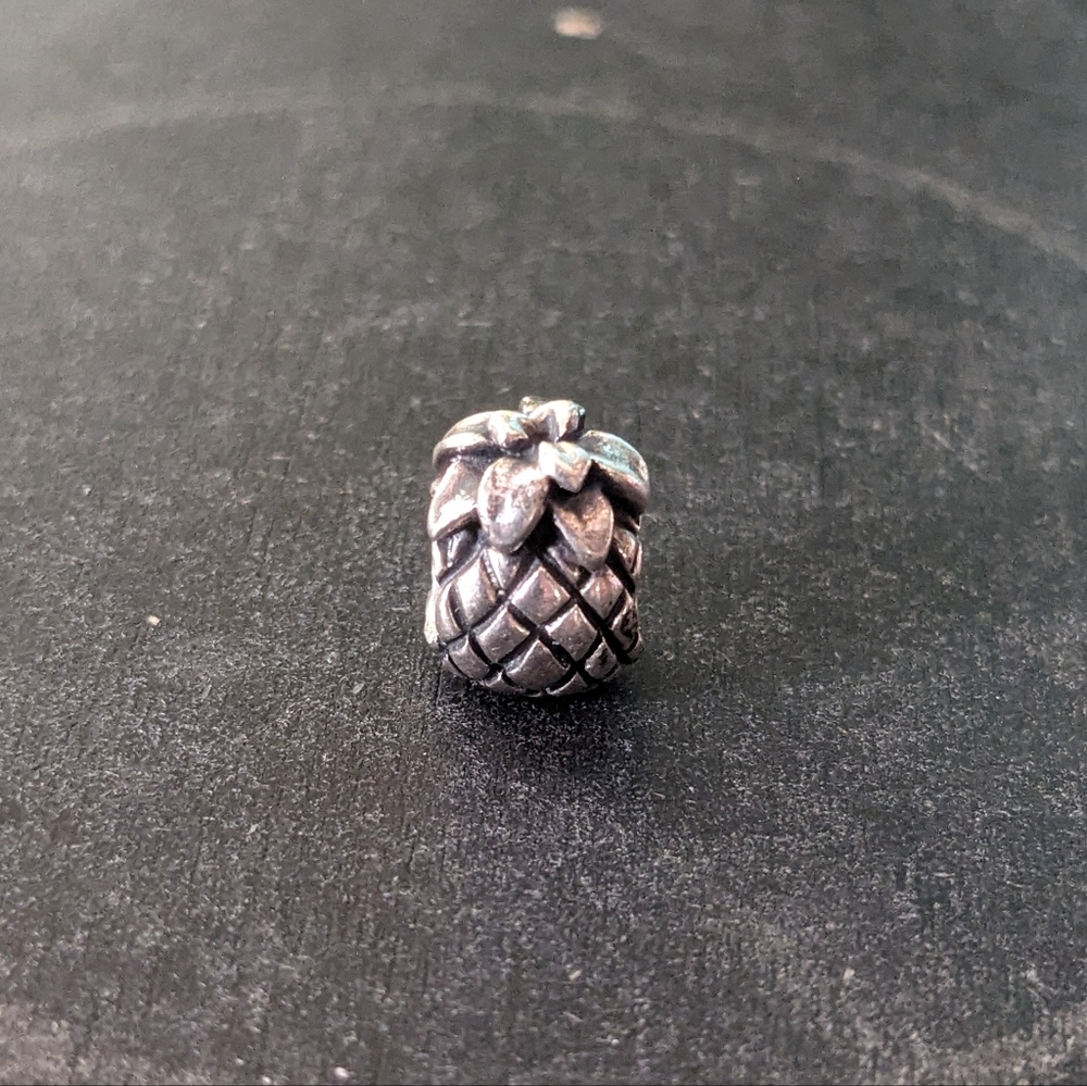 Pandora Sterling Silver Pineapple Charm Retired View 5